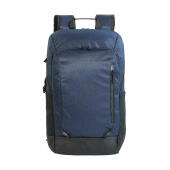 Jerusalem Laptop Backpack - Indigo Blue/Black - One Size