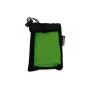 R-PET cooling towel 30x80cm - Zwart / Lichtgroen