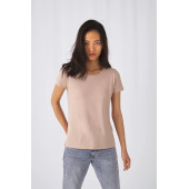 Organic Cotton Inspire Crew Neck T-shirt / Woman Light Grey XXL