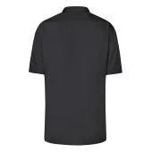Men's Business Shirt Short-Sleeved - black - 6XL