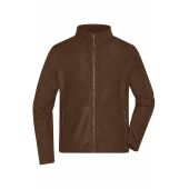 Men's Fleece Jacket - brown - 4XL