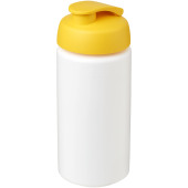 Baseline® Plus 500 ml drikkeflaske med håndtag og fliplåg - Hvid/Gul