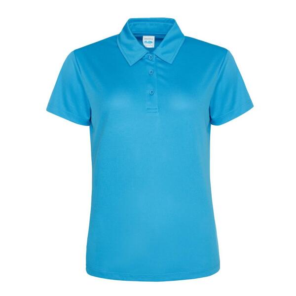 AWDis Ladies Cool Polo Shirt, Sapphire Blue, XS, Just Cool