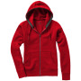 Arora dames hoodie met ritssluiting - Rood - 2XL