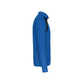 Kindertrainingsweater Met Ritskraag Sporty Royal Blue / Black / Storm Grey 6/8 jaar