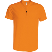 Heren sportshirt met ritskraag