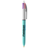 BIC® 4 Colours Fashion balpen 4 Colours Fashion balpen LP light Blue_UP white_RI Black