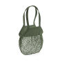 Organic Cotton Mesh Grocery Bag - Olive Green - One Size
