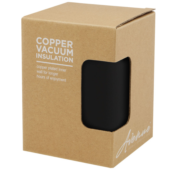 Jetta 180 ml copper vacuum insulated tumbler - Solid black