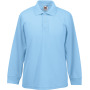 65/35 Kids' long sleeve polo shirt Sky Blue 5-6 jaar
