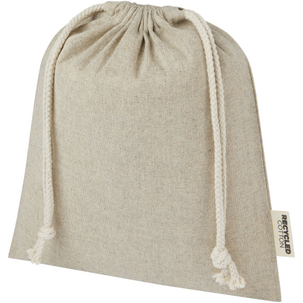 GRS recycled cotton gift bag medium 1.5L Pheebs 150 g/m