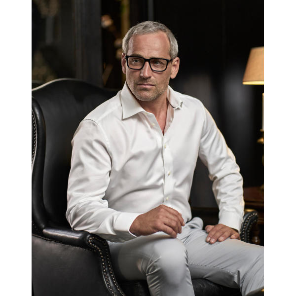 Luxury Shirt Comfort Fit - White - S Luxury Shirt Comfort Fit - White - S