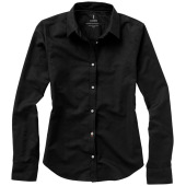 Vaillant oxford damesoverhemd met lange mouwen - Zwart - M