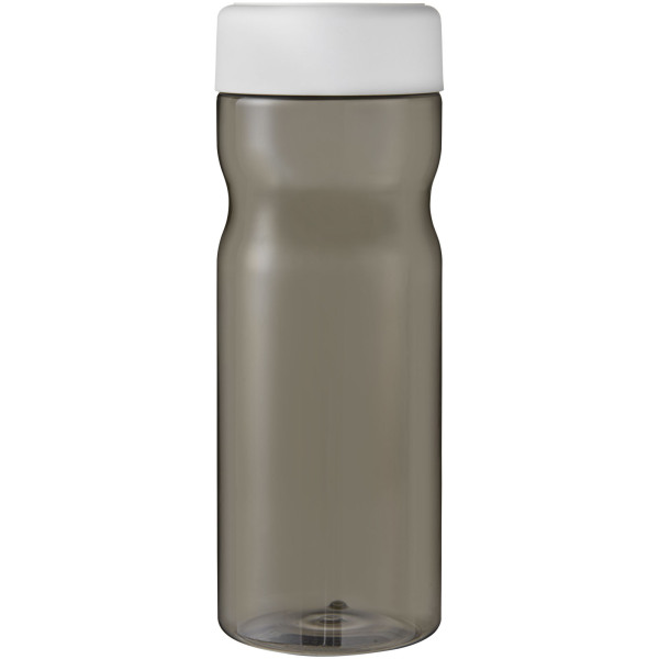 H2O Active® Eco Base 650 ml screw cap water bottle - Charcoal/White