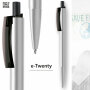 Ballpoint Pen e-Twenty Silver Black