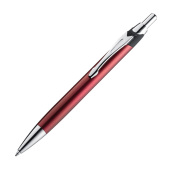 Kunststof pen met een stevige metalen clip Kunststof pen met een stevige metalen clip