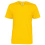 Cottover Gots T-shirt V-neck Man yellow M