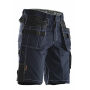 Jobman 2733 Shorts cotton hp navy/zwart C46