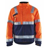 High Vis Oranje/Marineblauw