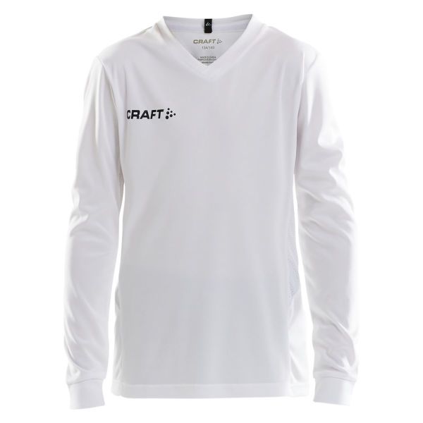 Craft Squad solid jersey LS jr white 158/164
