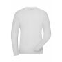 Men's BIO Stretch-Longsleeve Work - SOLID - white 6XL