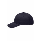 MB6212 6 Panel Brushed Sandwich Cap - navy/white - one size
