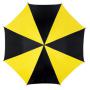 Automatisch te openen paraplu DISCO - geel, zwart
