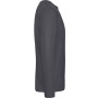 #E190 Men's T-shirt long sleeve Dark Grey 3XL