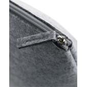 Felt Accessory Bag - Charcoal Melange - S