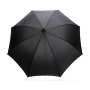 23" Impact AWARE™ RPET 190T auto open bamboo umbrella, black