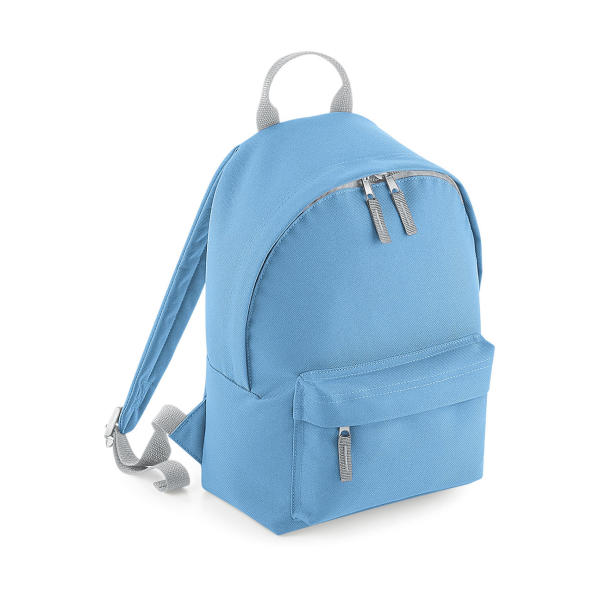 Mini Fashion Backpack - Sky Blue/Light Grey - One Size