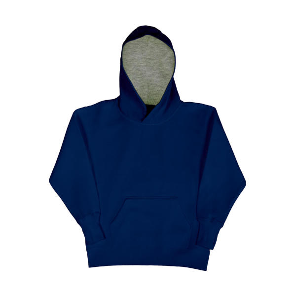 Contrast Hooded Sweatshirt Kids