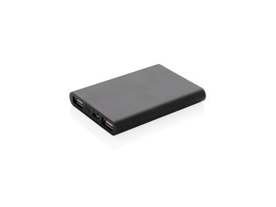 Aluminium 5.000 mAh zakformaat powerbank Aluminium 5.000 mAh zakformaat powerbank