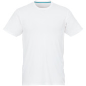 Jade GRS gerecycled heren t-shirt met korte mouwen - Wit - 2XL