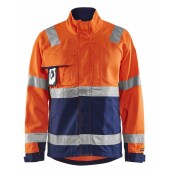 High Vis Oranje/Marineblauw
