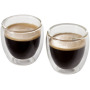 Boda 2 delige espressoset van glas - Transparant