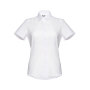 THC LONDON WOMEN WH. Oxford overhemd met korte mouwen voor dames. Witte kleur