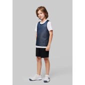 Omkeerbaar multisport-hesje kids Fluorescent  Pink / Sporty Sky Blue 6/10 ans