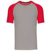 Light Grey / Red