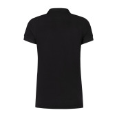 L&S Polo Basic SS for her black XXL
