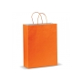 Draagtas papier groot 120g/m² - Oranje