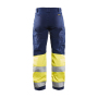 Dames High Vis werkbroek met stretch