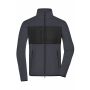 Men's Fleece Jacket - carbon/black - S