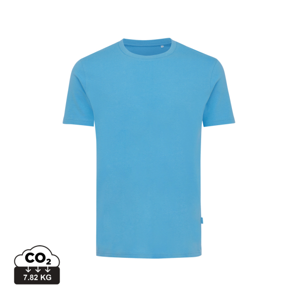 Iqoniq Bryce gerecycled katoen t-shirt, tranquil blue (XL)