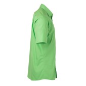 Men's Shirt Shortsleeve Poplin - lime-green - 4XL