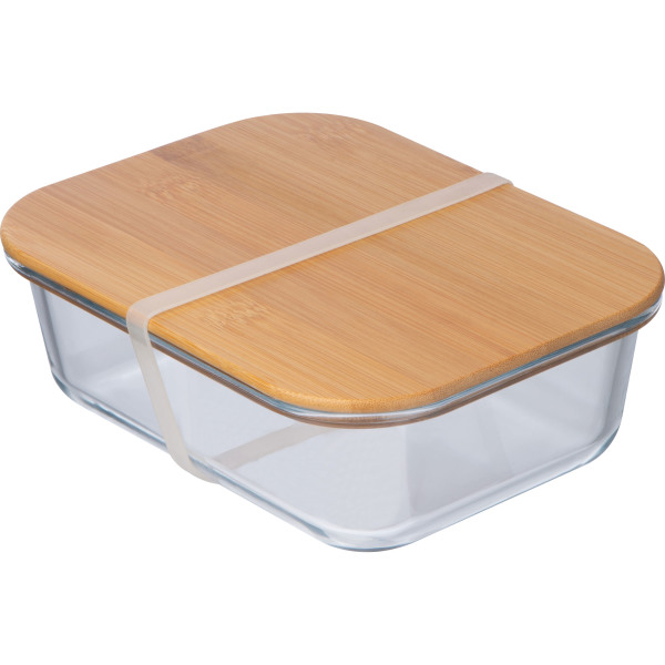 Lunchbox van hardglas (borosilicaatglas)