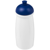 H2O Active® Pulse 600 ml bidon met koepeldeksel - Wit/Koningsblauw