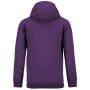 Hooded sweater met gecontrasteerde capuchon Purple / Oxford Grey XL