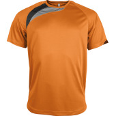 Kids' short-sleeved jersey Orange / Black / Storm Grey 12/14 years