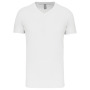 Heren-t-shirt BIO150IC V-hals White 5XL